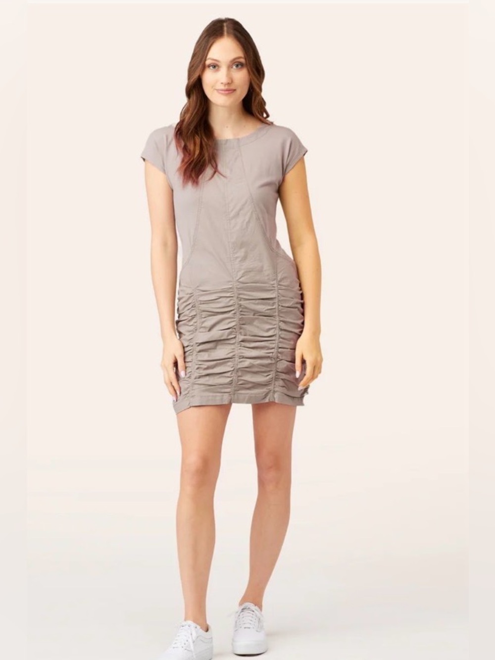 XCVI CORE BY WEARABLES AVIANA DRESS Small Gray